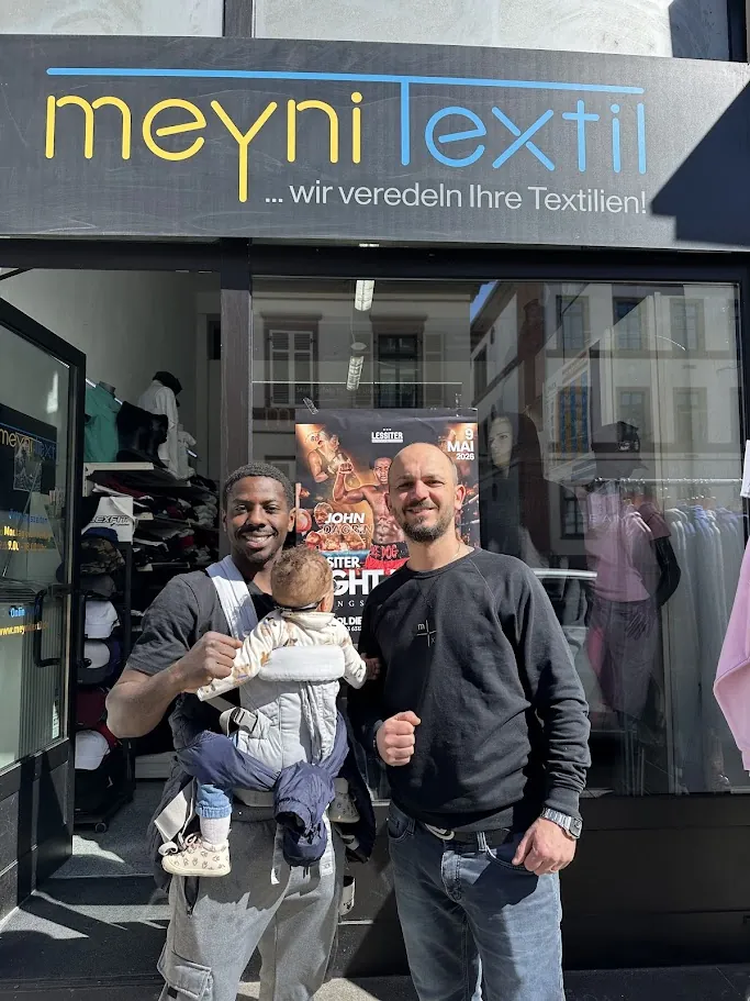 John ‘The Dog’ Dagrin with Meyni Textil